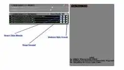 The different buttons of Ambiance Server Manager