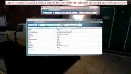 Enable and Disable the system with a simple button