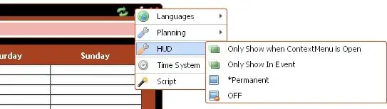 Set the HUD of Gmod Event Planning Editor