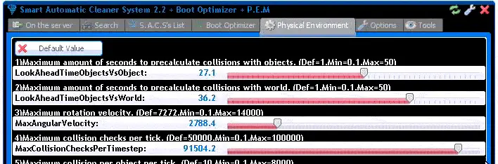 configuration Physical Environment
