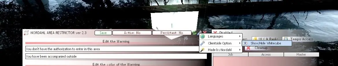 hide display white cubes