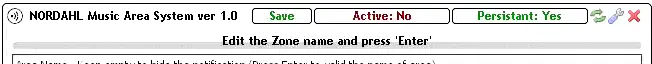 Persistence button music areas