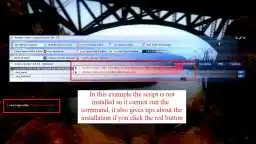 When a script is not installed