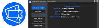 Report Tickets System - Gmod
