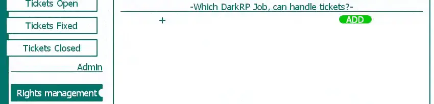 Add job manager tickets system