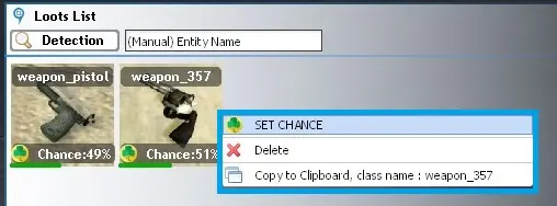 Set chance item Loot Spawn