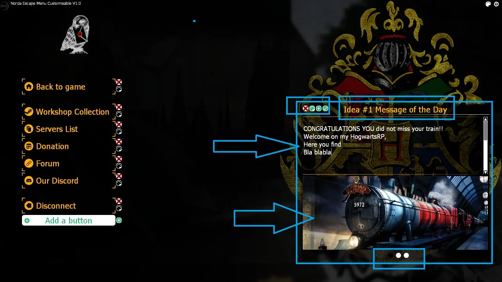 Gmod Escape Menu StoryBox Editor