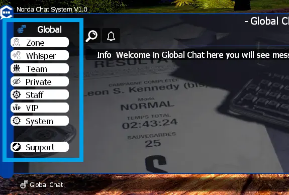 Gmod Chat system