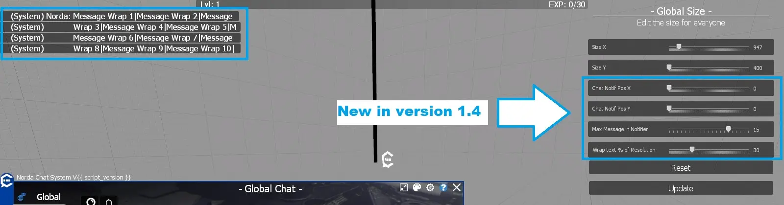 Edit Pos Chat of Gmod
