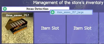 Add item in Store Builder