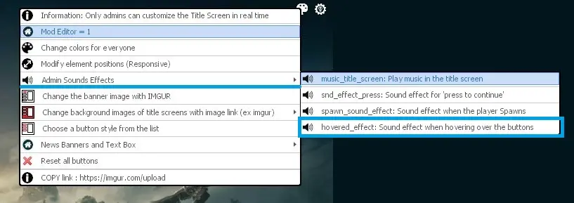 button overed effect