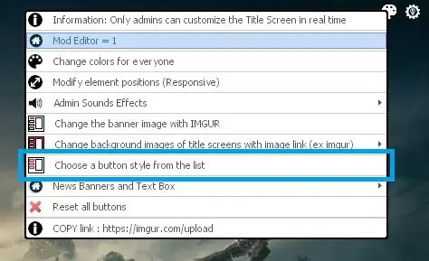 Set style of buttons of Server Title Screen