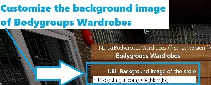 How to change the background image of the wardrobe bodygroup