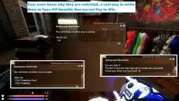 Detailed restriction message