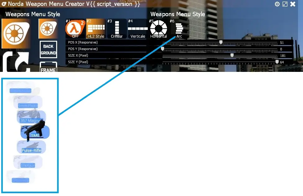 the Arc (Discrete) Style