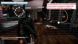 Intuitive gesture and voice-menu