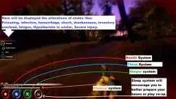 Characters health conditions