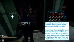 Random Locks and Keys system