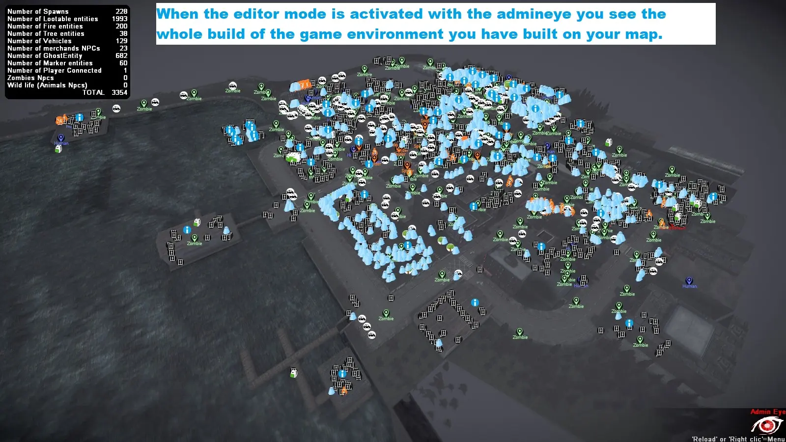 admineye see the entire build