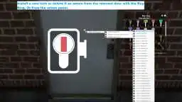 Install a lock method 1 - directly one the door