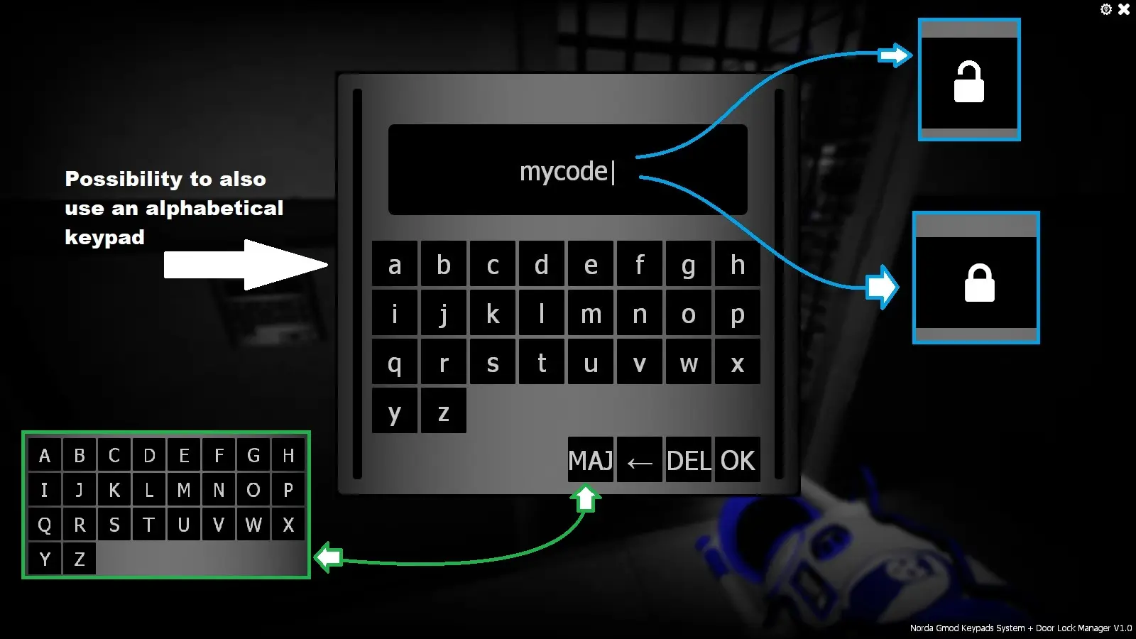 Textual Keypad Gmod