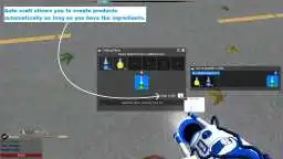 Auto craft allows you to create products automatically as long as you have the ingredients.