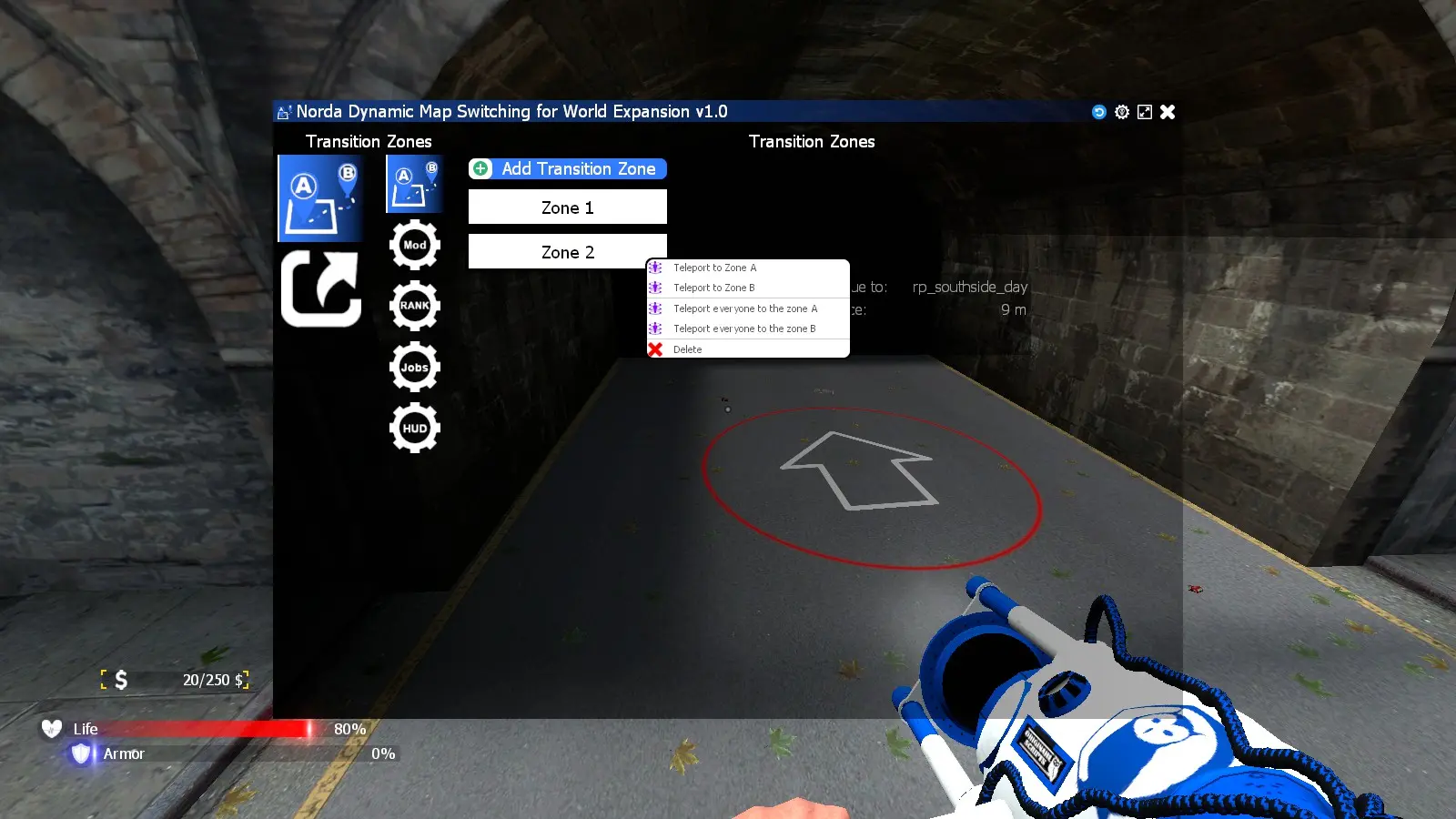 Teleportation functions