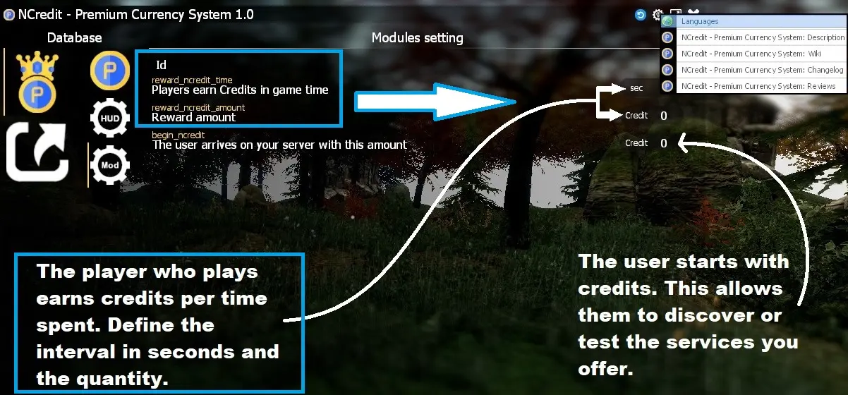 reward connected players with premium credits