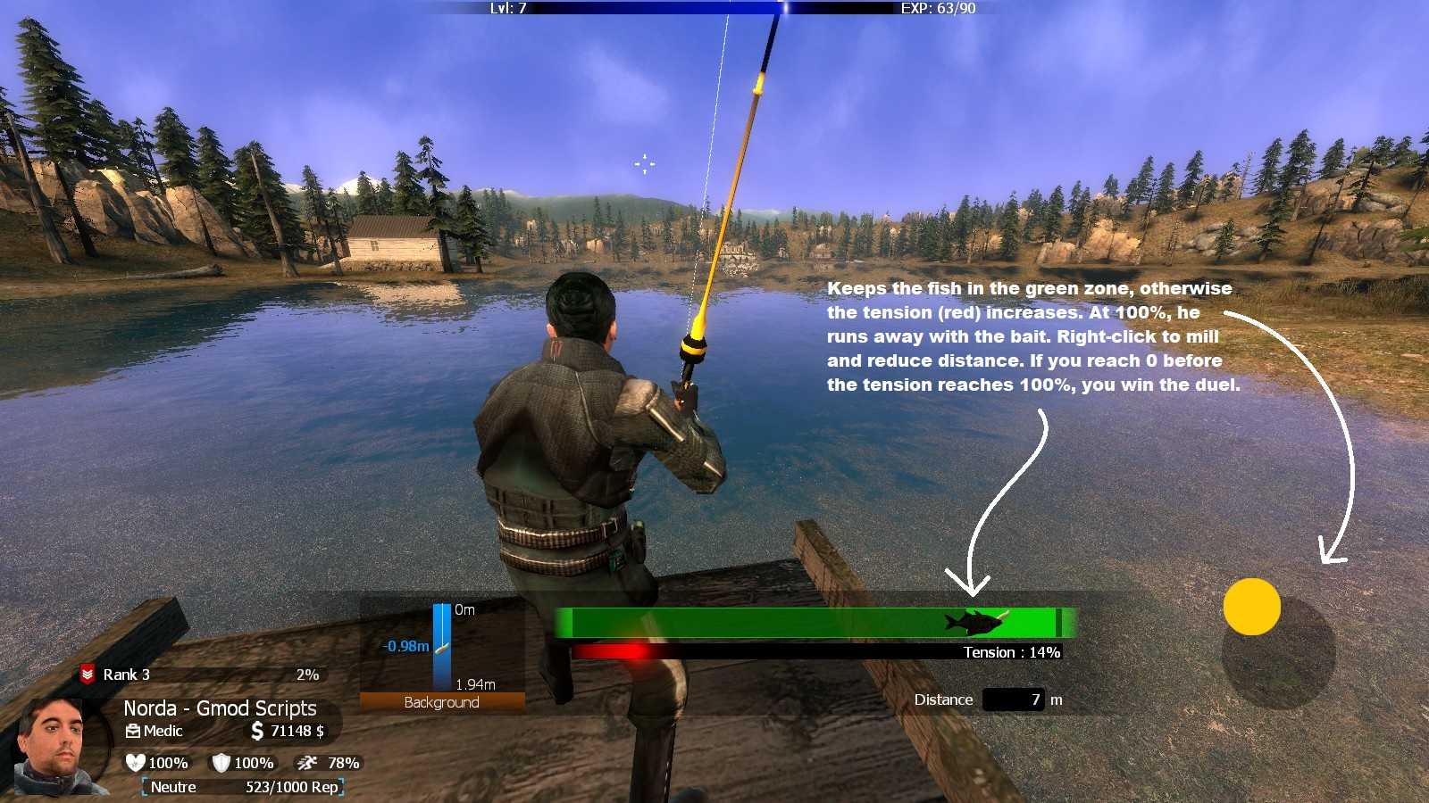 Gmod Fishing Gameplay