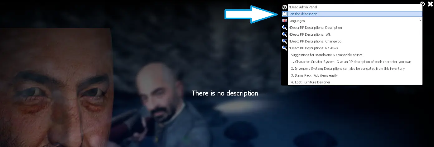 RP Description for NPCs on Gmod