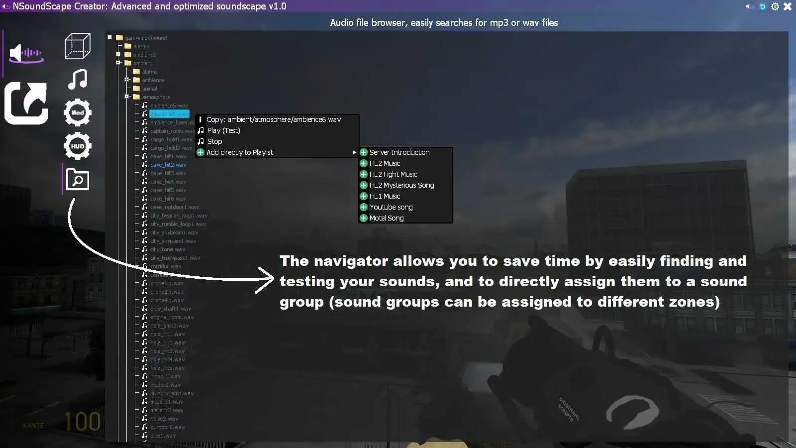 Soundviewer - Gmod NSoundscape